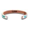 Bracciale in rame con segno zodiacale cancro (retro)