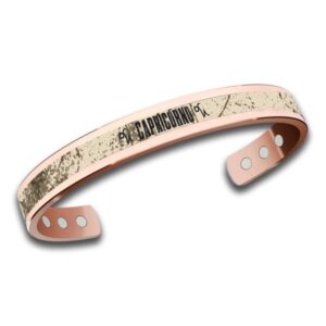 Bracciale in rame con segno zodiacale capricorno