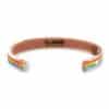 Bracciale in rame con grafica arcobaleno e scritta (retro)