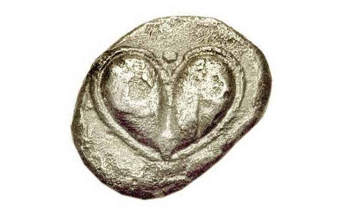 Moneta con seme di Silfio